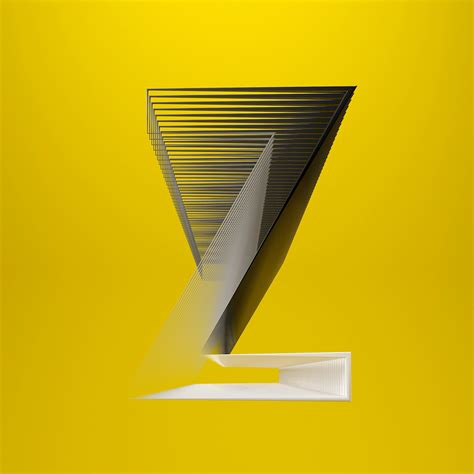 The abc of lines on Behance