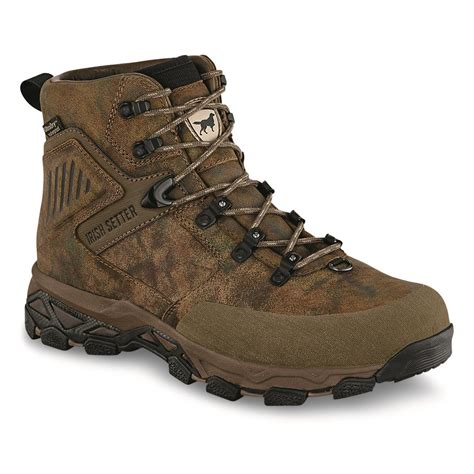 Irish Setter Men's Pinnacle 7" Waterproof Hunting Boots - 722156, Hunting Boots at Sportsman's Guide