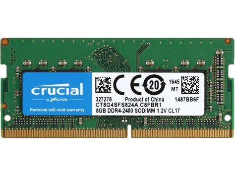 Crucial 8GB Single DDR4 2400 260-Pin SODIMM Memory - Newegg.com