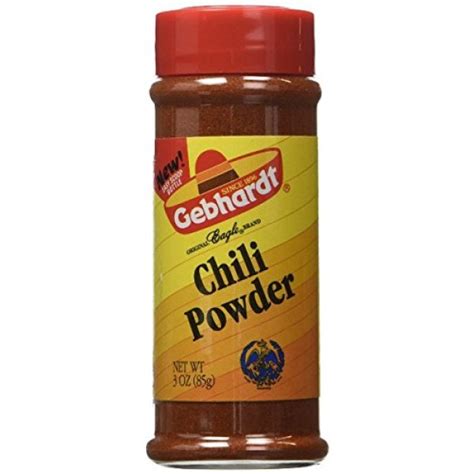 Gebhardt Chili Powder 3.0 OZ (Pack of 12)