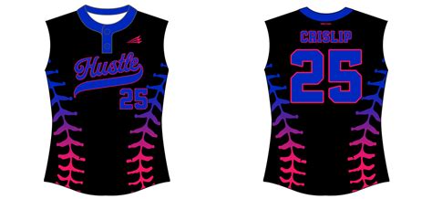 Hustle (Crislip) Custom Traditional Softball Jersey - Custom Softball ...