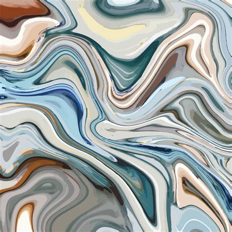 Liquid marble texture with abstract colorful background 1822066 Vector ...