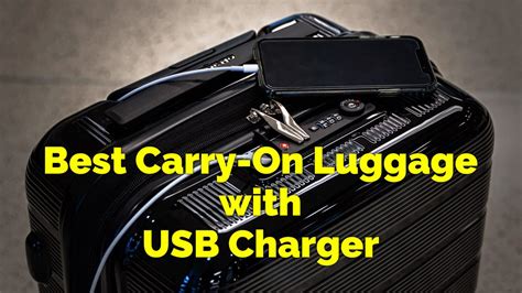 10 Best Carry-On Luggage with USB Charger and Port