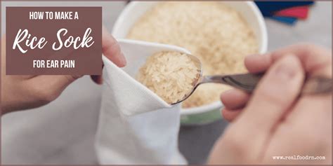 How to Make a Rice Sock for Ear Pain | Real Food RN