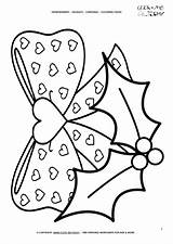 Christmas Bow Coloring Page At GetColoringscom  Free Printable sketch template