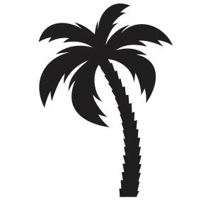 Palm Tree Clipart Palm Tree SVG Beach Palm SVG Palm Tree Leaves svg Palm Tree prints boxanetwork ...