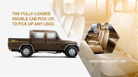 Mahindra Bolero Camper Gold VX dual tone interior