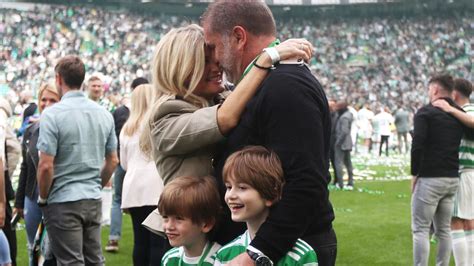 Moment emotional Ange Postecoglou shared Celtic's Premiership title win ...