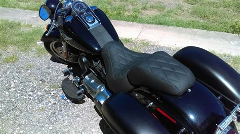 Harley Davidson Fat boy seat – Grateful Threads Custom Upholstery