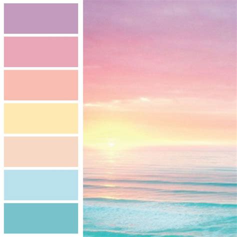 Pink Sea Blue | Pastel color schemes, Pastel colour palette, Color ...