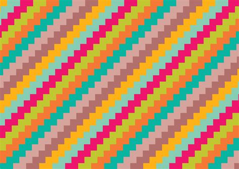 Colorful zig zag pattern background