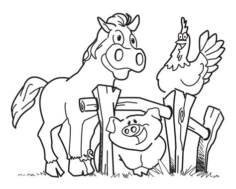 Farm Coloring Pages Free Printable at GetDrawings | Free download