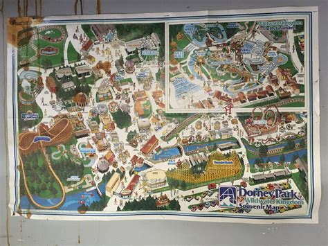 Dorney Park Map - 1993? : r/rollercoasters