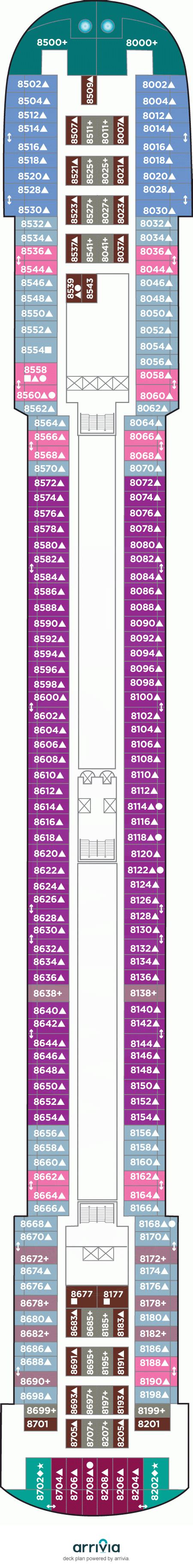 Pride of America Deck Plans