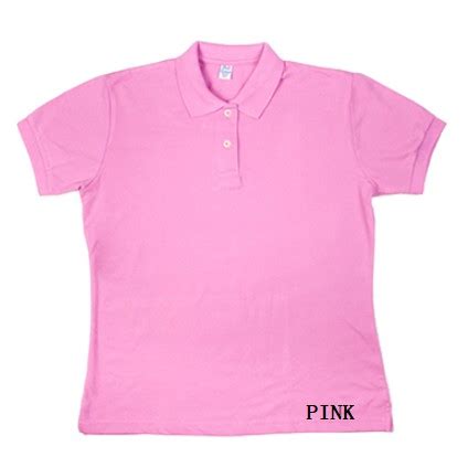 Blue Corner Plain Polo Shirt LADIES *CHECK SIZE CHART 1ST PLEASE* (PINK) | Shopee Philippines