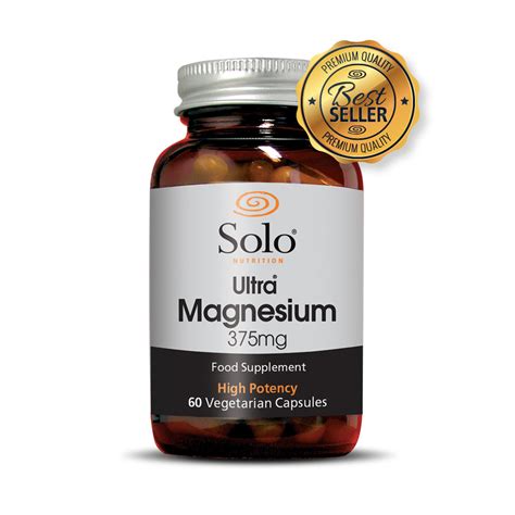 Ultra® Magnesium 375mg Citrate - Solo Nutrition