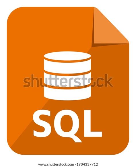 Sql Icon Major Database Format Vector Stock Vector (Royalty Free) 1904337712 | Shutterstock