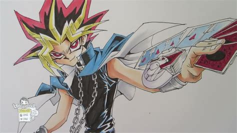 Drawing Yami from Yu gi Oh - YouTube