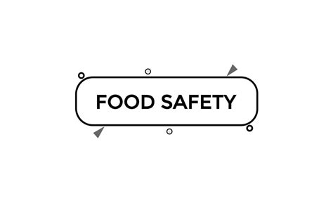 food safety vectors.sign label bubble speech food safety 21840297 ...