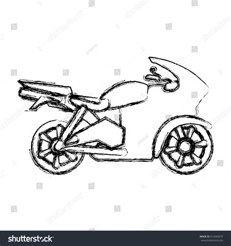 Racing Motorcycle Silhouette Stock Vector (Royalty Free) 614383079 ...