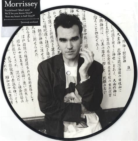 Morrissey Suedehead UK 10" Vinyl Picture Disc (10" Record Single) (563795)