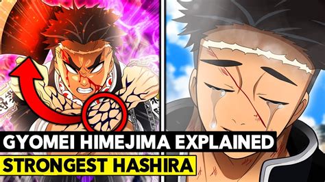 THE STRONGEST HASHIRA! Gyomei Himejima Full Backstory and Powers ...