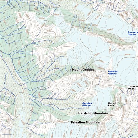 Mount Waddington (092N06 Toporama) Map by Natural Resources Canada | Avenza Maps