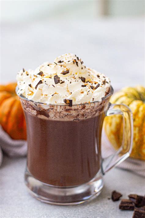 Copycat Starbucks Pumpkin Spice Hot Chocolate | AllFreeCopycatRecipes.com