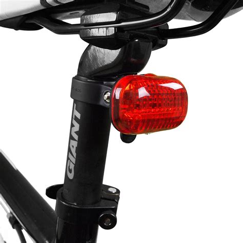 BV Bike Lights, Super Bright with 5 LED Bike Headlight & 3 LED Rear ...