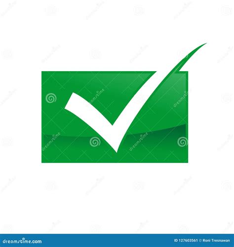 Quality Green Checked Box Approved Symbol Design Stock Vector - Illustration of poll, good ...