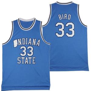 Larry Bird #33 Indiana State Basketball Jersey - Top Smart Design