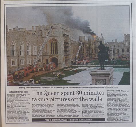 Hold The Front Page: Windsor Castle Fire 1992