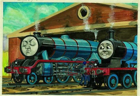 Enjoy some Railway series illustrations. : r/thomasthetankengine