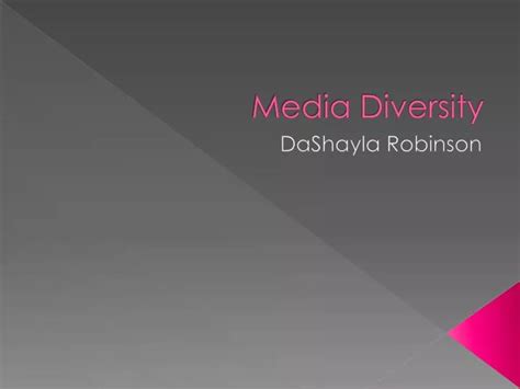 PPT - Media Diversity PowerPoint Presentation, free download - ID:2668610