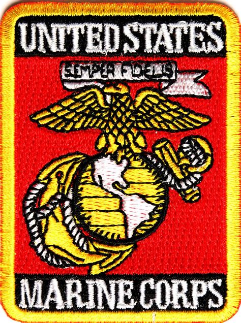 United States Marine Corps Rectangle Patch Small | Marine Corps Patches -TheCheapPlace