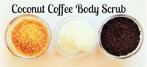 Coconut Coffee Body Scrub recipe - School of Natural Skincare