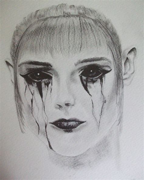 Bloody Mary portrait drawing | "bloody Mary" portrait drawin… | Flickr