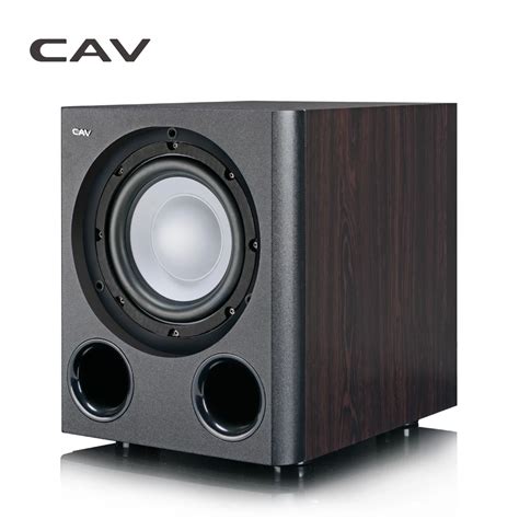 CAV Q3BN Subwoofer Home Theater 5.1 Lighter Type 8 Inch Powered Subwoofers Wood Bass Home ...