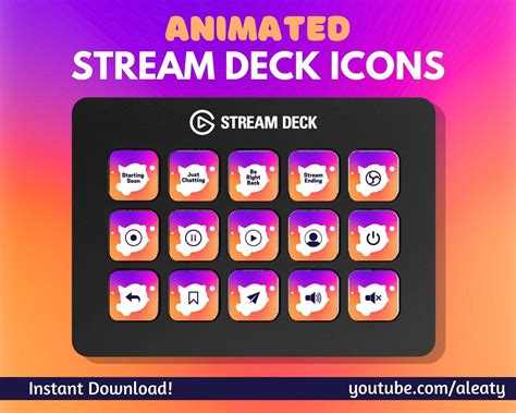 Animated Stream Deck Icons / Animated Paint Icons / Animated Icons / Twitch Icons / Icon Gifs - Etsy