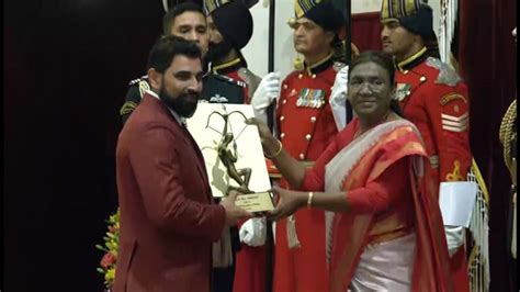 Mohammed Shami, Ojas Pravin, Sheetal Devi and others receive Arjuna ...