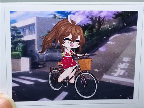 Gacha Girl Riding a Bike With Background Gacha Life Art Sticker - Etsy Australia