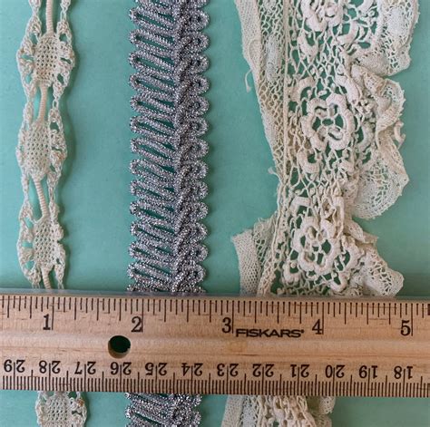 Vintage Lace and Trims Over 5 Yards 12 Lace 18 Lace 20 - Etsy