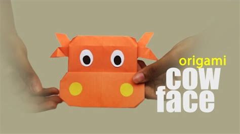 How To Make An Origami Cow With Kids - Kids Art & Craft