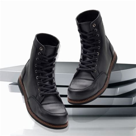 Bratta negro (piel 100% Original) |Manneedme x Greata| Botas de seguridad Premium para hombre ...