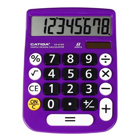 CATIGA CD-8185 Office and Home Style Calculator - 8-Digit LCD Display ...