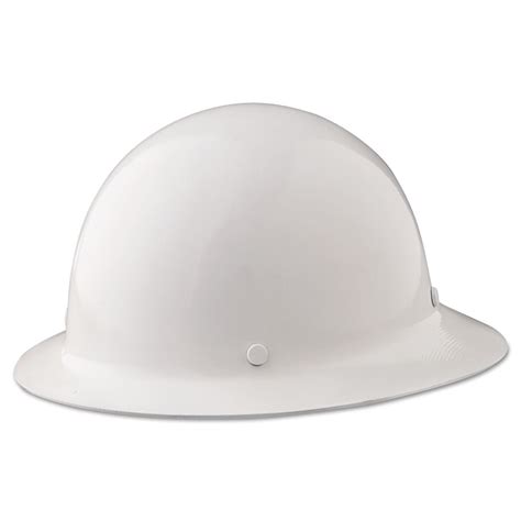 MSA White SkullGard Full Brim Hard Hat #475408 – Hard Hat Gear