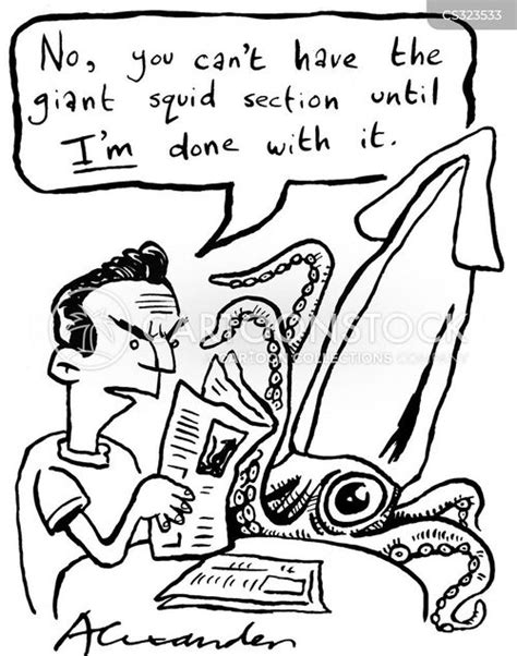 Giant Squid Cartoons and Comics - funny pictures from CartoonStock