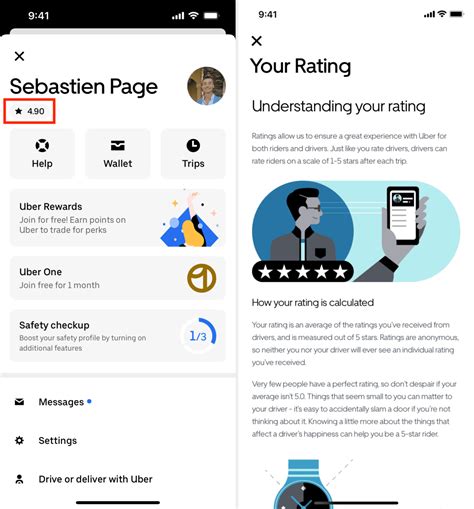 How to view ratings and stars you received as an Uber rider