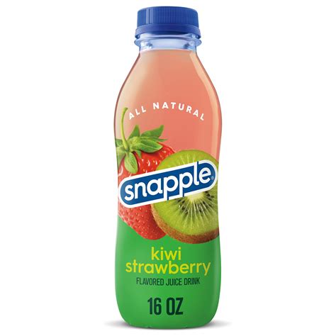 Snapple Kiwi Strawberry, 16 fl oz recycled plastic bottle – Walmart ...