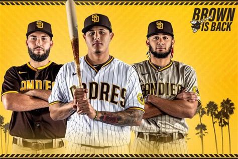 San Diego Padres unveil new uniforms with brown-and-gold color scheme ...